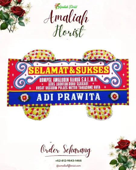 Papan Bunga Ucapan Selamat Pucang Sewu